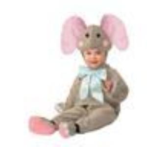 Costume Bambini Elly Elefante 6/12 12/18