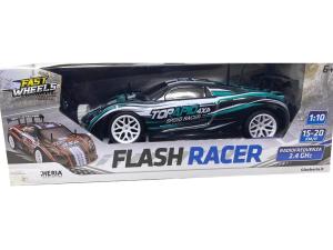 Auto Radioc.3Col. 1/10 Flash Racer Fast Wheels Attenzione