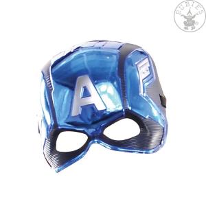 Maschera Cromata Capitan America Bimbi