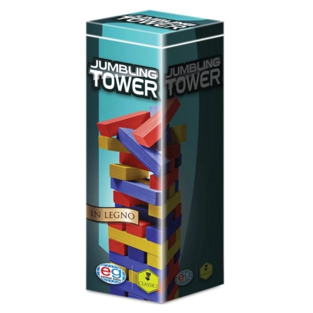 6036102 EG - Jumbling Tower in legno colorato