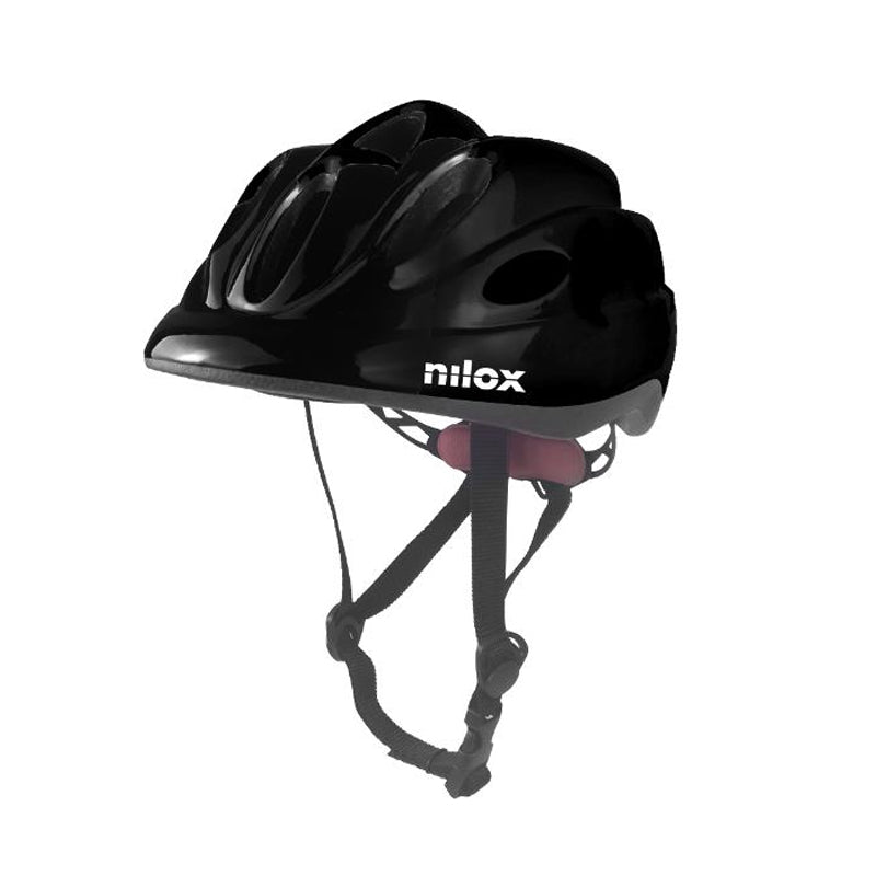 Nilox Casco Bambino Nero Con Luce Led Integrata Per Monopattino E Bici (Nxhelmetkid)