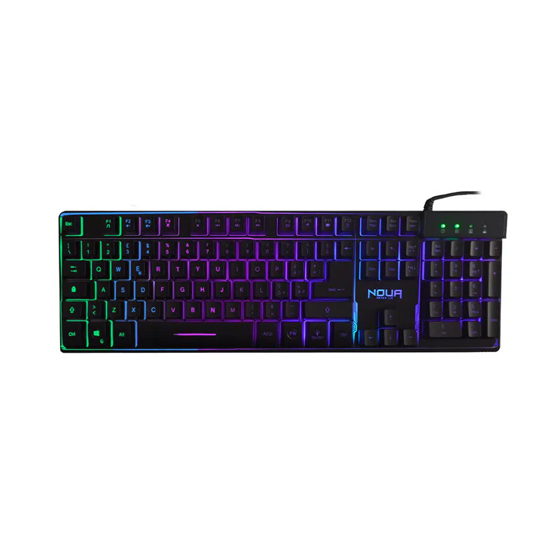 Noua Yelena  Tastiera Gaming A Membrana  Illuminazione Rgb  105 Tasti