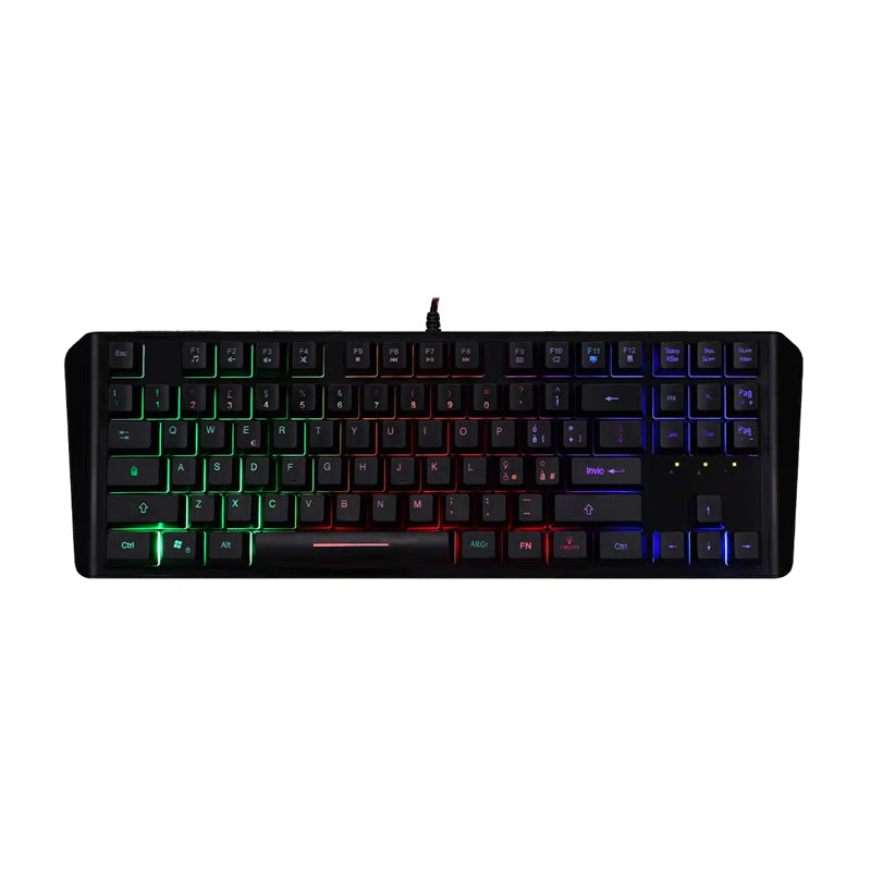 Noua Cosmo  Tastiera Gaming A Membrana  Illuminazione Rgb  87 Tasti