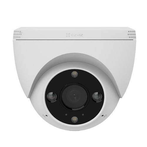 Ezviz H4 2K  Telecamera Dome Wifi Da Esterno  Ip67  Luce Strobo E Sirena  Sensore Movimento  Audio Bidirezionale  Privacy Mask Per Oscuramento Zone  Visione Notturna A Colori  Schede Microsd Fino A 512Gb