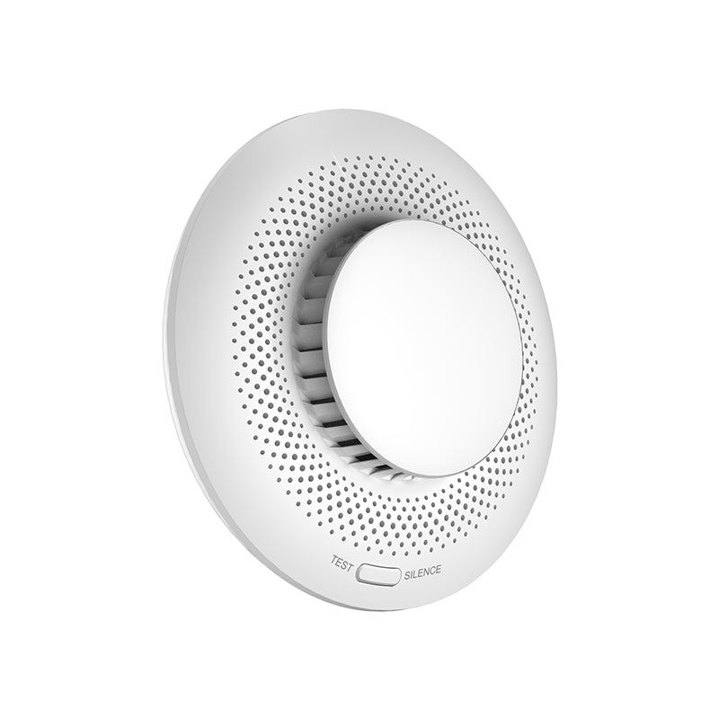 Ezviz T4C Sensore Fumo Wireless (Da Abbinare Alla Centralina A3)  Sirena 85Db  Fino A 3 Anni Di Autonomia  Batterie Sostituibili