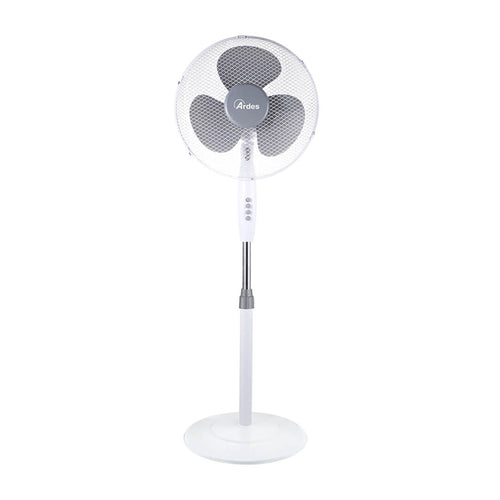 Ardes Brisa (Ar5Br41Pb) - Ventilatore A Piantana Con Pala Colorata 40Cm, 40W 3 Velocita'' Bianco