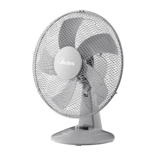 Ardes Steelo 40G (Ar5St40G )-Ventilatore Da Tavolo 40Cm 50 Watt 3 Velocita'' Grigio