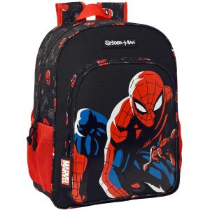 Zaino Grande Spiderman Hero 2 Tasche Cm.42