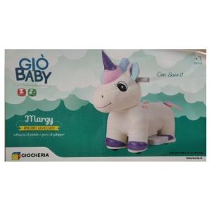 Off  Unicorno 6V Cavalcabile Peluche