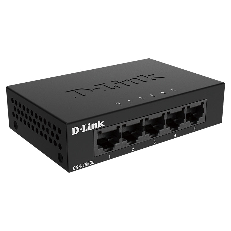 D-Link Dgs-105Gl - Desktop Switch 5 Porte Gigabit Non Gestite