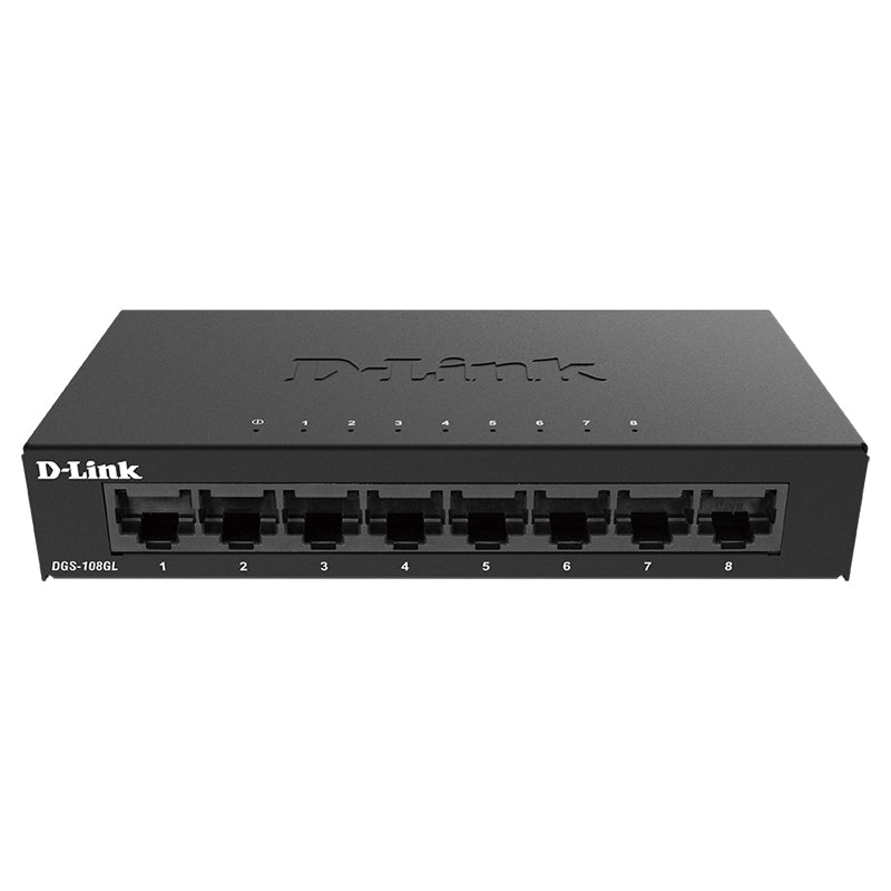 D-Link Dgs-108Gl - Desktop Switch 8 Porte Gigabit Non Gestite