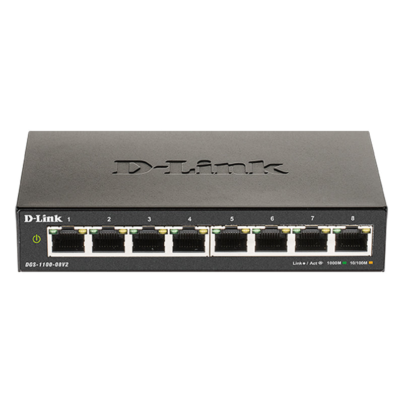 D-Link Dgs-1100-08V2 - Smart Switch 8 Porte Gigabit Gestite