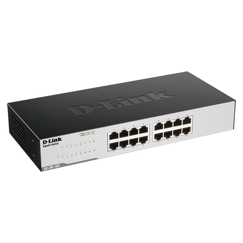 D-Link Go-Sw-16G - Easy Desktop Switch 16 Porte Gigabit