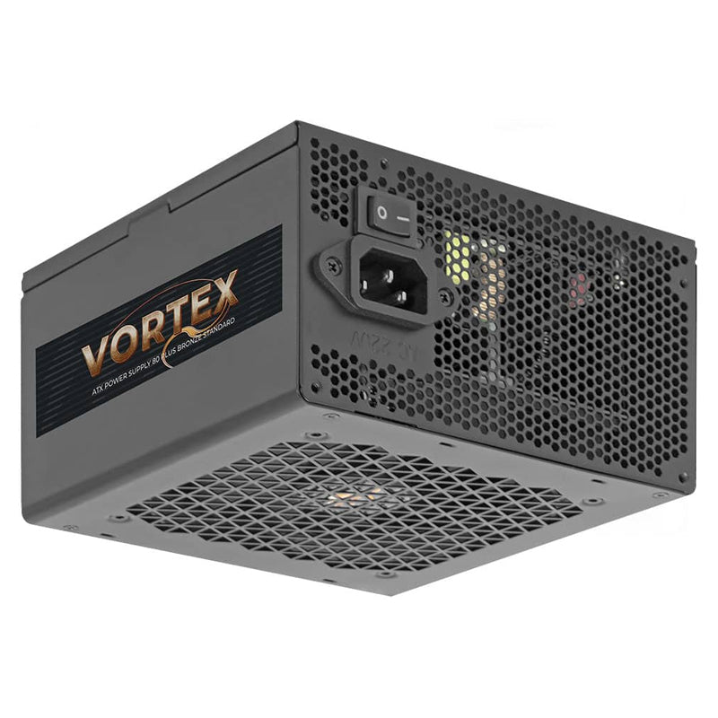 Noua Vortex 650W - Alimentatore Desktop Pc 650W - 80 Plus Bronze - Ventola 120Mm