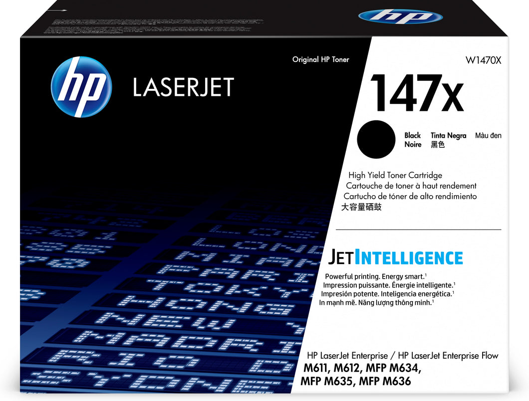 Hp 147X W1470X Toner Nero Cartridge