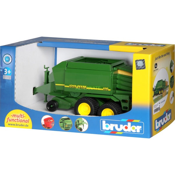 2017 - BRUDER - Rimorchio pressaballe John Deere