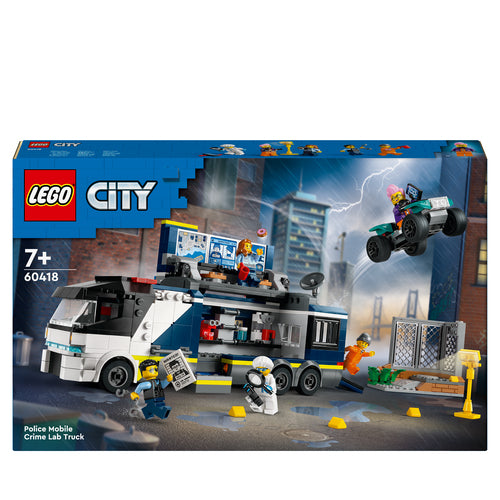 60418 LEGO City Police Camion laboratorio mobile della polizia