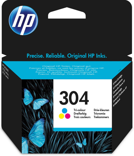 Hp N9K05Ae 304 Ink Cartridge Tri-Color