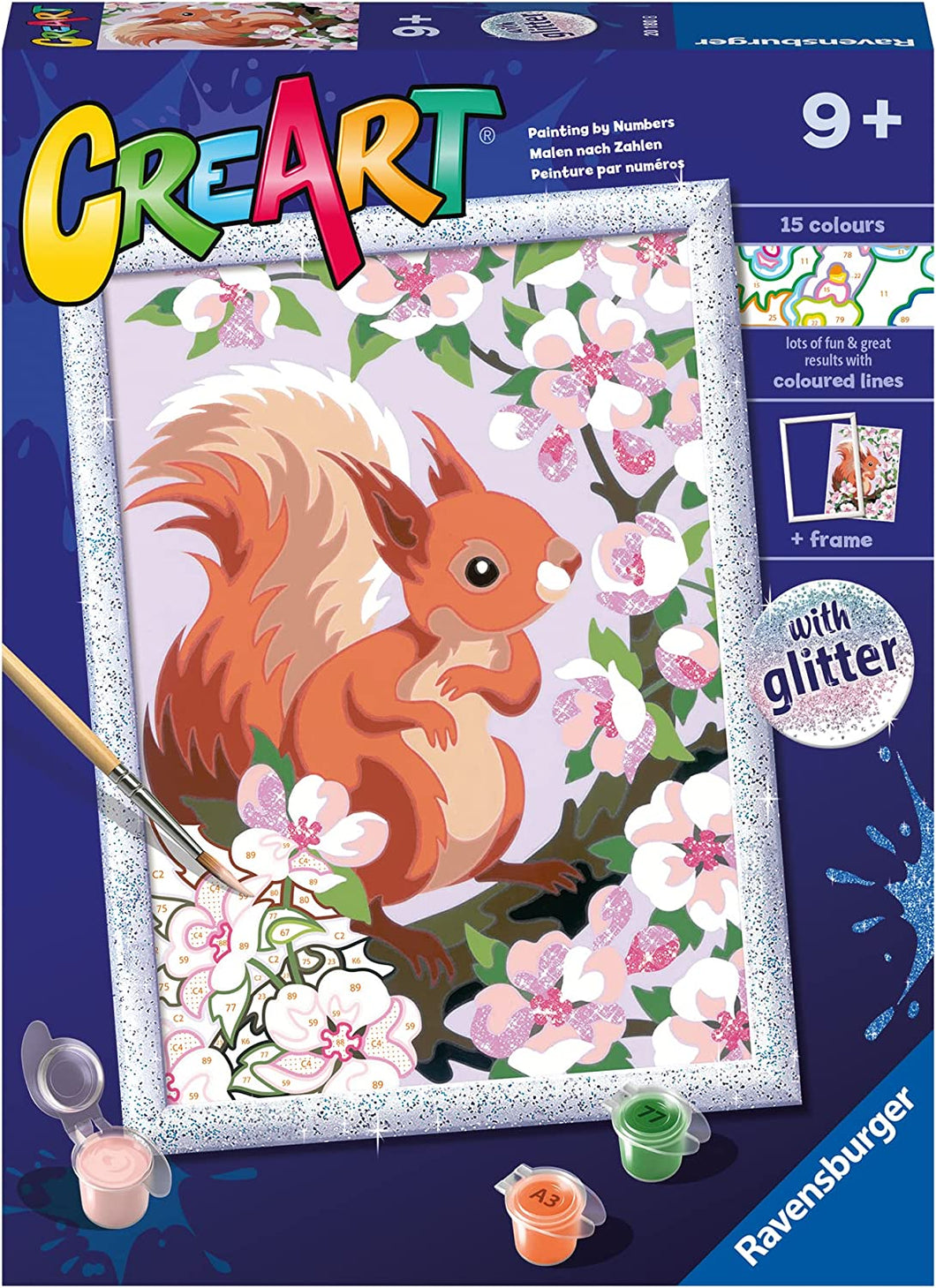 20180 Ravensburger CreArt Serie D Classic - Scoiattolo glitter