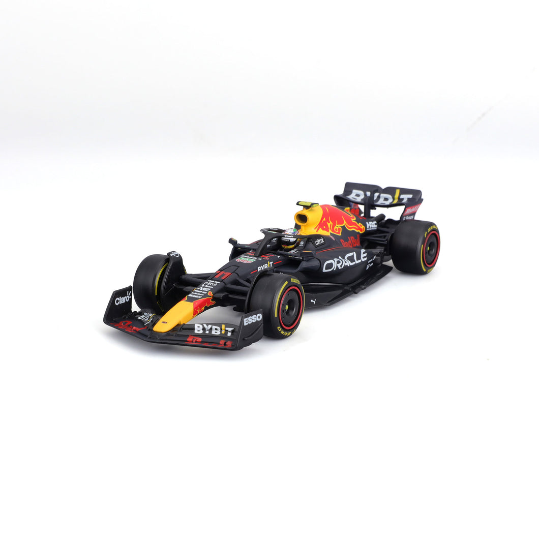 18-38062 #11 Perez - Bburago - 1:43 RACE - F1 Red Bull Racing RB18 con casco