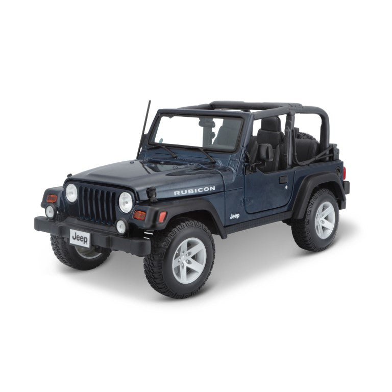 10-31663 BU - Bburago Maisto - Jeep Wrangler Rubicon (1:18) - Blu Met.