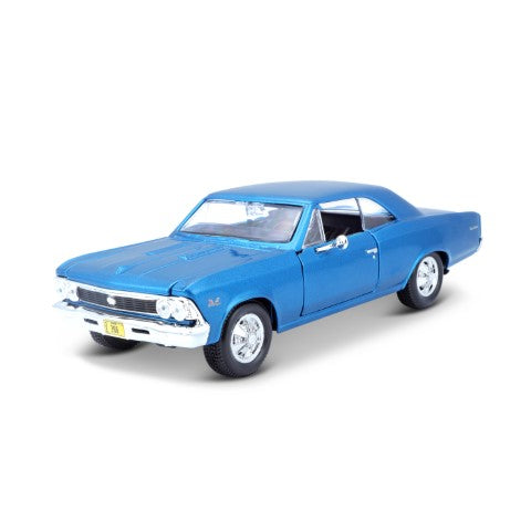 10-31960 - Bburago Maisto - 1:24 - 1966 Chevrolet Chevelle SS 396 - Blu Met.