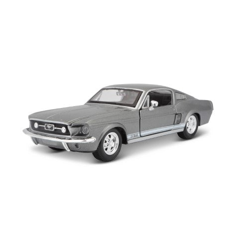 10-31260 GY - Bburago Maisto - 1:24 - 1967 Ford Mustang GT - Grigio Metallizzato