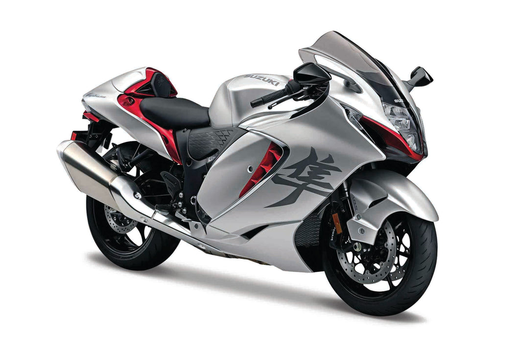 10-21848 - Bburago Maisto - 1:12 Moto - Suzuki Hayabusa 2022 21848 - Argento