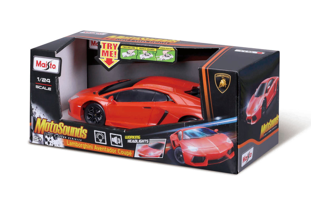 10-81221 - Bburago Maisto - 1:24 Luci e suoni - Lamborghini Aventador