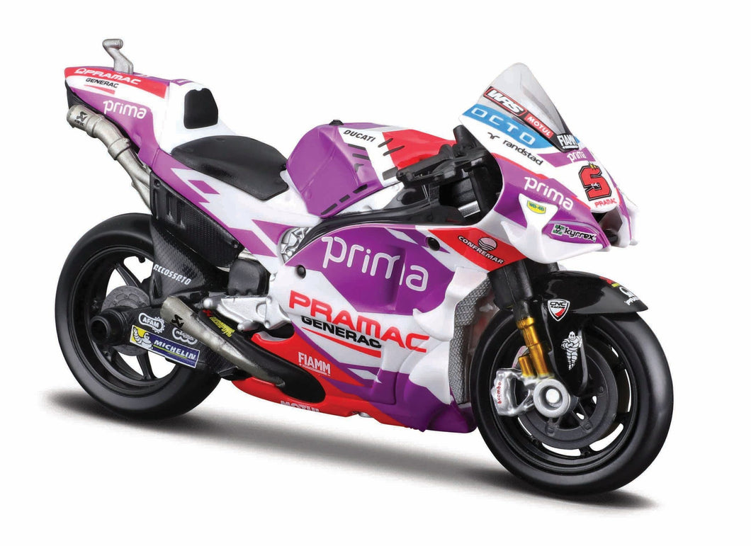 10-36390 Bburago Maisto 1:18 GP Racing Ducati Pramac Racing 2022