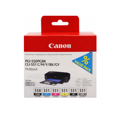 Canon Pgi-550 / Cli-551 Multipack (X)