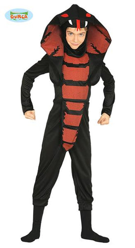 Costume Ninja Cobra Kai Bambino Taglia 7-9 Anni