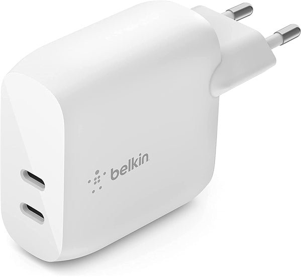 Caricabatterie 2 Porte Usb-C 20W - Bianco