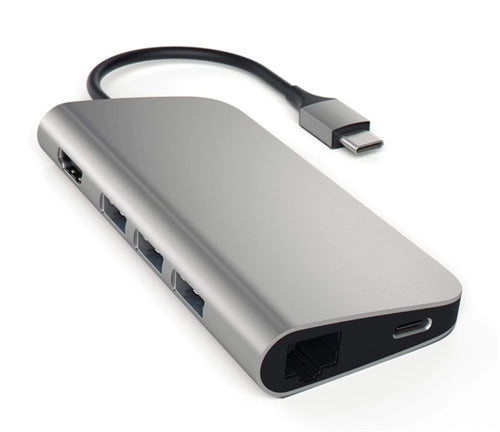 Adattatore Usb-C Multi-Porta 4K Ethernet - Space Gray