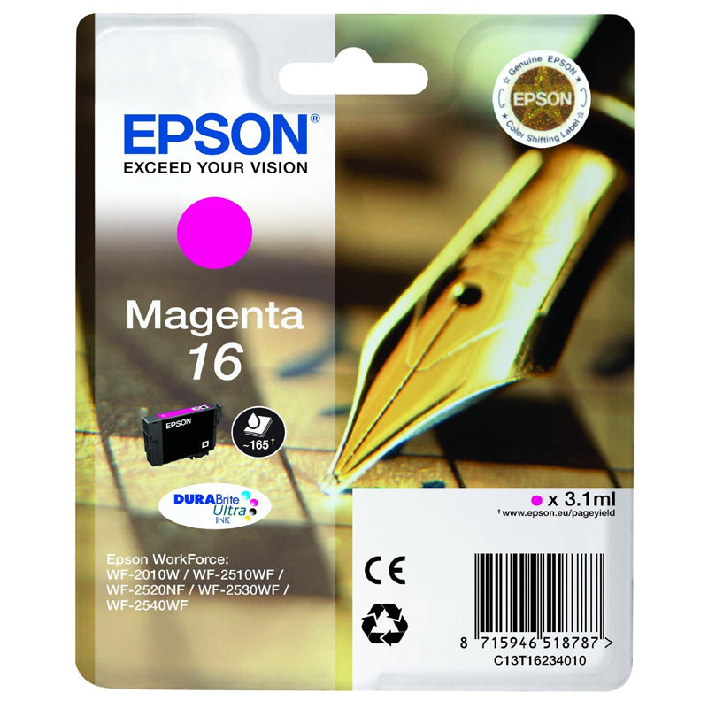 Epson  T16 Magenta (C13T16234010) - Cartuccia Originale