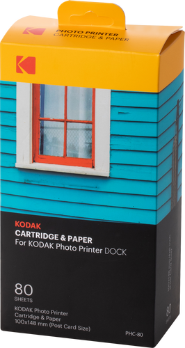 Kodak Dock Plus 80 Fogli+Cartucce 6X4