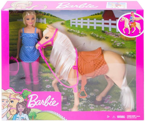 Barbie - Bambola Con Cavallo E Accessori Pos230567