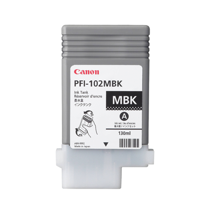 Canon Pfi-102Mbk Ink Jet Bk Matte(C) .