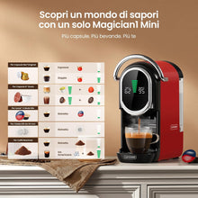 Carica l'immagine nel visualizzatore di Gallery, Macchinetta Caffe Magician1 Mini 5in1

