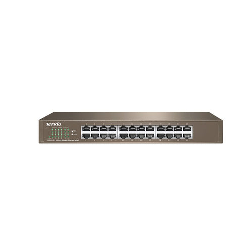 Tenda Teg1024D - Rack Switch 24 Porte Gigabit - 10/100/1000 Mbps - Chassis Metallo