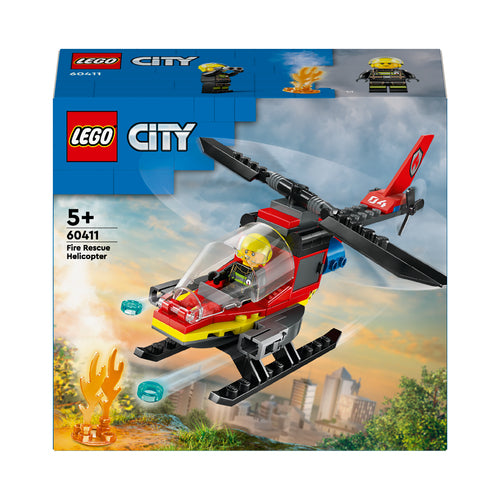 60411 LEGO City Fire Elicottero dei pompieri