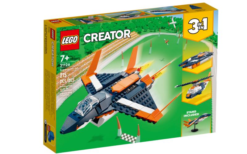 LEGO CREATOR 3 IN 1 JET SUPERSONICO