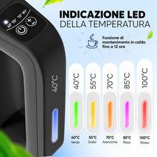 Carica l'immagine nel visualizzatore di Gallery, Stillstern Bollitore Elettrico 1,7L con Controllo Temperatura 40-55-70-85-100°C, 2200W, Mantenimento Calore 12h, Beccuccio Precisione Acciaio Inox

