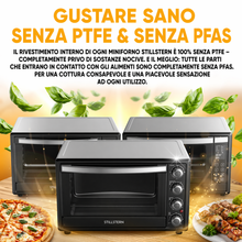 Carica l'immagine nel visualizzatore di Gallery, Stillstern Mini Forno a Convezione 45L con 13 Programmi, Timer 8h, Scongelamento, Mantenimento Caldo, Rivestimento Antiaderente, Pizza Ø32
