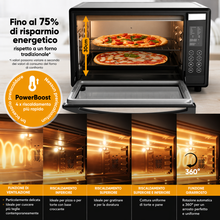 Carica l'immagine nel visualizzatore di Gallery, Stillstern Mini Forno a Convezione 45L con 13 Programmi, Timer 8h, Scongelamento, Mantenimento Caldo, Rivestimento Antiaderente, Pizza Ø32
