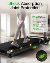 Carica l'immagine nel visualizzatore di Gallery, Tapis roulant pieghevole 2 in 1 con display LED
