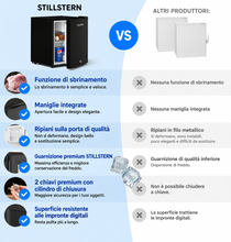 Carica l'immagine nel visualizzatore di Gallery, Stillstern Mini frigorifero E 45L con serratura e scomparto congelatore, Nero
