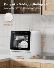 Carica l'immagine nel visualizzatore di Gallery, Lavastoviglie portatile HAVA R09 2025 3 coperti, senza installazione, serbatoio 5L, 8 programmi, classe D
