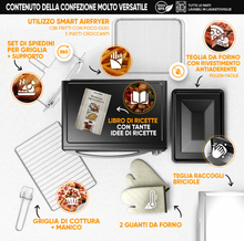 Carica l'immagine nel visualizzatore di Gallery, Stillstern Mini Forno a Convezione 60L con Girarrosto, Grill e Timer 2h, Funzione Scongelamento, Rivestimento Antiaderente, Pizza Ø40
