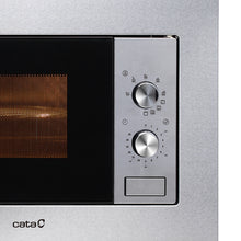 Carica l'immagine nel visualizzatore di Gallery, Microonde da Incasso 20L con Grill 1000W CATA MC 20 IX – Acciaio Inox 60 cm
